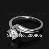 0.30Ct Natural Diamond Engagement Ring,Dia Wed Ring In Solid 18Kt White Gold WU053