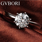 0.3Carat 18K White Gold Natural Diamond Ring For Women I-J SI GIA Certificate Fine Jewelry Wedding/Engagement/Anniversary Free