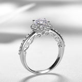 1.00+0.42ct Luxury GIA Diamond Ring for Women Handmade Engagement Wedding Band Natural GIA Diamond Jewelry