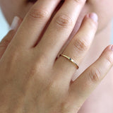1.5mm Black Color Round Cut Natural Diamond Wedding Engagement Band For Women 14k Yellow Gold