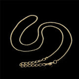 10pcs/lot 1 mm Metal Ball Bead Link Chains Gold Silver Plated For DIY Making Jewelry Necklace Bracelet Accessories