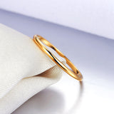 18k Gold Women Rings Beautiful Exquisite Smooth Classic Real 750 Solid Rose Yellow Girl Gift Party Discount Good Nice new hot