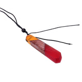 1pcs hot sale Fashion Women Men Necklace Handmade Vintage Resin Wood Necklaces Pendants Long Rope Wooden Necklace Jewelry
