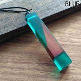 1pcs hot sale Fashion Women Men Necklace Handmade Vintage Resin Wood Necklaces Pendants Long Rope Wooden Necklace Jewelry