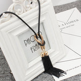 2016 New Arrival Female Pendant Necklace Tassel Long Winter Sweater Chain Necklace Necklace Wholesale Sales