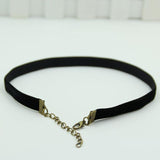 2016 Vintage Retro Black Velvet Choker Necklace Women Chokers Necklaces Chocker collares mujer Collier ras de cou