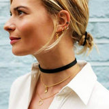 2016 Vintage Retro Black Velvet Choker Necklace Women Chokers Necklaces Chocker collares mujer Collier ras de cou