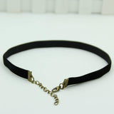 2016 Vintage Retro Black Velvet Choker Necklace Women Chokers Necklaces Chocker collares mujer Collier ras de cou