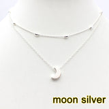 2017 Simple Love Heart Choker Necklace For Women Multi Layer Beads Chocker collar ras du cou collier femme Statement jewelry