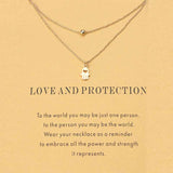 2017 Unique Design Alloy Metal Animal Pendant Gold Thin Chain Choker Necklace Jewelry For Women As Gift Life Is Magical