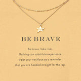 2017 Unique Design Alloy Metal Animal Pendant Gold Thin Chain Choker Necklace Jewelry For Women As Gift Life Is Magical