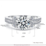 2018 Anel Feminino Bfq Elegant S925 Sterling Rings Dazzling Ring Women And Vintage Style Princess New Reality Fine Jewelry A13