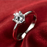 2018 BFQ Hot Sale Special Offer Women's 100% S925 Standard Ring Engagement Gift Prom Fine Jewelry Rings