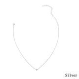 2018 Hot Sale Simple Women heart Gold silver Chain Choker Necklace Jewelry Collana Bijoux Fashion Beach Statement Jewelry#250975