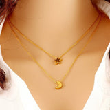 2018 Summer Hot Fashion Gold-Color Evil Eye 3 Layer Chain Bar Necklace Beads and Long Strip Pendant Necklaces Jewelry high