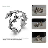 925 Sterling Silver Flower Ring Elegant Wedding Engagement Garden Ring Wholesale 2018 Fashion Jewelry Best Gift Say You Say Me