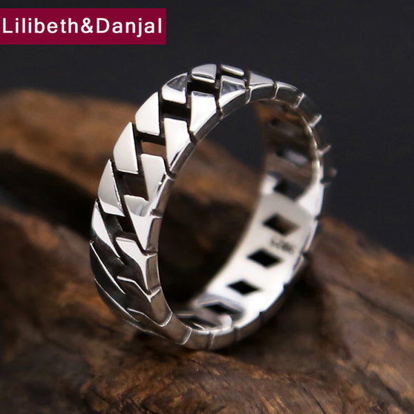 925 Sterling Silver Ring Men Jewelry Hollow Smooth Wedding Brand Ring Women Gift Fine Jewelry wholesale R17