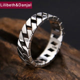 925 Sterling Silver Ring Men Jewelry Hollow Smooth Wedding Brand Ring Women Gift Fine Jewelry wholesale R17