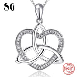 Aliexpress 925 sterling silver diy design love heart chain pendant&necklace European diy fashion jewelry making for girl gifts