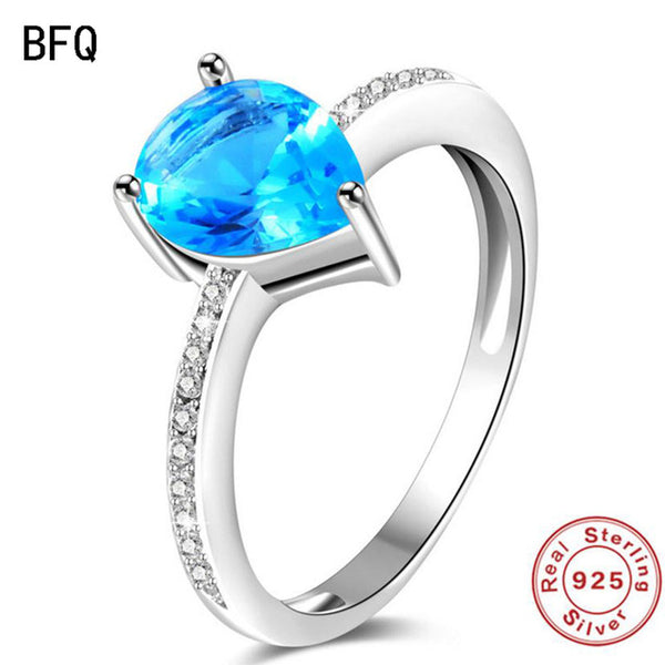 Anel Feminino Top Fashion Engagement Women 2018 Bfq S925 Women's Prom Rings Dazzling Ring Jewelry Vintage New Arrives