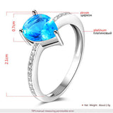 Anel Feminino Top Fashion Engagement Women 2018 Bfq S925 Women's Prom Rings Dazzling Ring Jewelry Vintage New Arrives