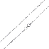 BAMOER Classic Basic Chain 100% 925 Sterling Silver Lobster Clasp Adjustable Necklace Chain Fashion Jewelry SCA009-45