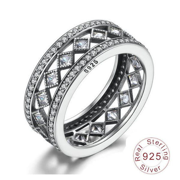 BFQ Real 925 Sterling Silver Vintage Fascination Ring For Women Luxury Original Ring Jewelry Lady Engagement Jewelry S925 Gift