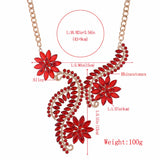 Big Maxi Statement Necklace for Women 2017 Rhinestone Necklace Flowers Collar Chokers Necklace luxury Bijoux jewellry