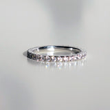 Brilliant Cut full amount Band ring Match Any Style  0.55 Real NSCD Lovely Diamond Engagement Wedding Ring Best Love Gift