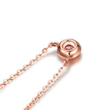 DOUBLE-R Genuine 18 K Rose Gold Engagement Necklaces Women Real Diamond Fine Jewelry Ladies Romantic Love gift CANL00274KA-3