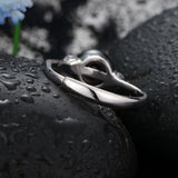 Dainashi Wholesale Black Pearl Rings Elegant 925 silver ring for women fashion jewelry 8-9 mm black pearl adjusted ring