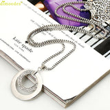 Diomedes Newest Necklace Women Long Chain Women Crystal Rhinestone Silver Plated Pendant Necklace Gift Accessories Sexy Chain