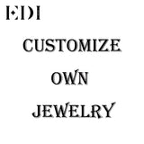 EDI Custom Your Own Jewelry Natural Stone Natural Crystal Real Diamond Simulated Diamond Lab Grown Diamond Jewelry Can Customed