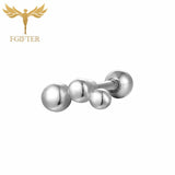 FGifter Titanium Ear Tragus Cartilage Piercing Helix Piercings Conch Lobe Earring Labret Studs Pirsing Orelha Cartilagem