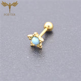 FGifter Titanium Ear Tragus Cartilage Piercing Helix Piercings Conch Lobe Earring Labret Studs Pirsing Orelha Cartilagem