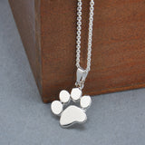 Fashion Cute Pets Dogs Footprints Paw Chain Pendant Necklace Necklaces & Pendants Jewelry for Women Sweater necklace