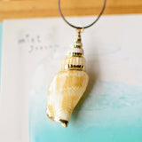 Fashion Summer Style Natural Starfish Conch Seashell Pendant Necklace Rope Chain Shell Necklaces beach Jewelry for Women Gift