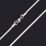 Fashion Women and Men Snake Necklace Chain 316L Stainless Steel Necklace For High Quality Silver Color Jewelry Chain