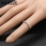 Fine Jewelry VS Real Diamond Wedding Band 18K Solid White Gold Matching Wedding Rings 0.36cttw Natural Diamond Anniversary Band