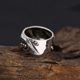 Fish Ring 925 Sterling Silver Ring Fine Men Jewelry Creative Vintage Finger Engagement Love Ring Women Gift R26