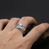Fish Ring 925 Sterling Silver Ring Fine Men Jewelry Creative Vintage Finger Engagement Love Ring Women Gift R26