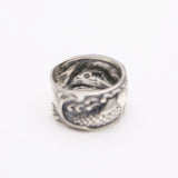 Fish Ring 925 Sterling Silver Ring Fine Men Jewelry Creative Vintage Finger Engagement Love Ring Women Gift R26