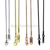 Free shipping snake chain with lobster clasp 55cm  can be choose stainless steel snake chain drop shipping