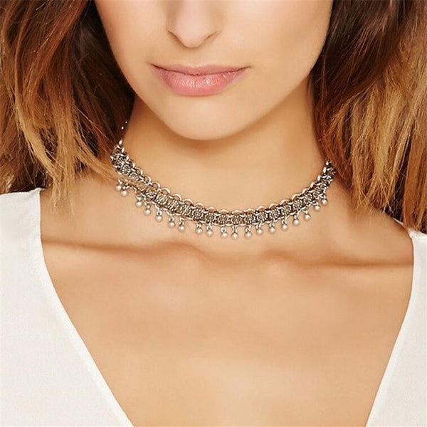 Friends Forever Necklaces Fashion Bohemia Vintage Choker Necklace For Women Link Chain Necklace Costume Jewelry