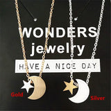 GORGEOUS TALE Stainless Steel Chain Bijoux Femme Moon & Star Heart Puzzle Mountain Camera Graduate Chokers Necklaces Women