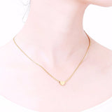 GORGEOUS TALE Stainless Steel Chain Bijoux Femme Moon & Star Heart Puzzle Mountain Camera Graduate Chokers Necklaces Women