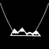 GORGEOUS TALE Stainless Steel Chain Bijoux Femme Moon & Star Heart Puzzle Mountain Camera Graduate Chokers Necklaces Women