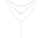Gold color Choker Necklace for women Long Beads Tassel Pendant Chain Necklaces & Pendants Laces velvet chokers Fashion Jewelry