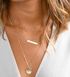 Gold color Choker Necklace for women Long Beads Tassel Pendant Chain Necklaces & Pendants Laces velvet chokers Fashion Jewelry