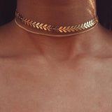 Gold color Choker Necklace for women Long Beads Tassel Pendant Chain Necklaces & Pendants Laces velvet chokers Fashion Jewelry